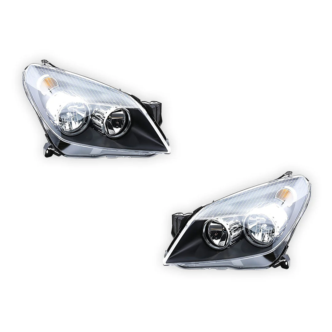 Holden Astra AH (2004 - 2010) Black Headlights LH + RH - Image 2
