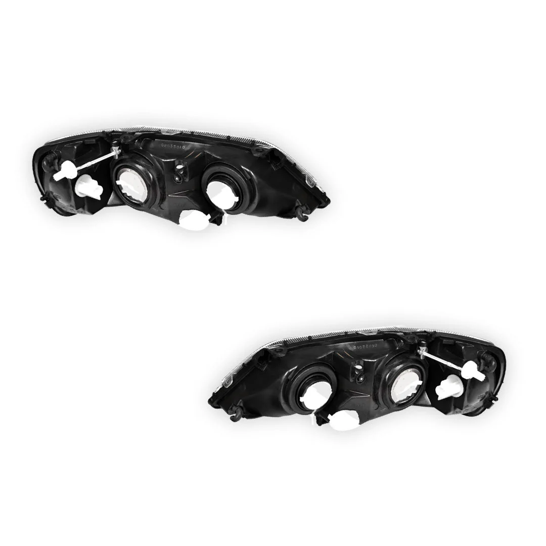 Holden Astra TS (1998 - 2004) Black OEM Style Headlights LH + RH - Image 3