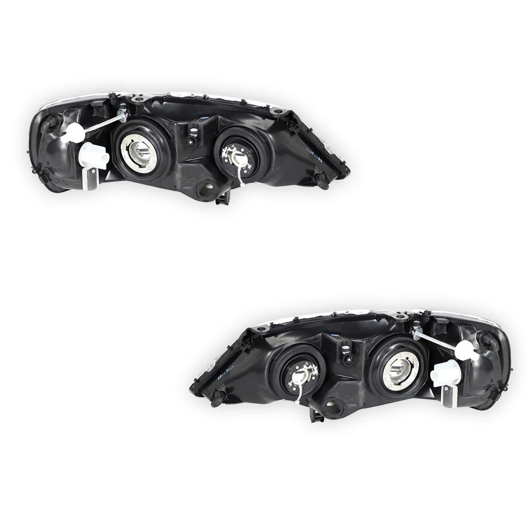Holden Astra TS (1998 - 2004) Chrome Headlights LH + RH - Image 3