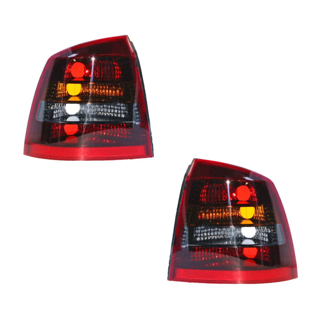 Holden Astra TS / TF (1998 - 2006) Smokey and Tinted Halogen OEM Style Tail Lights LH + RH - Image 2