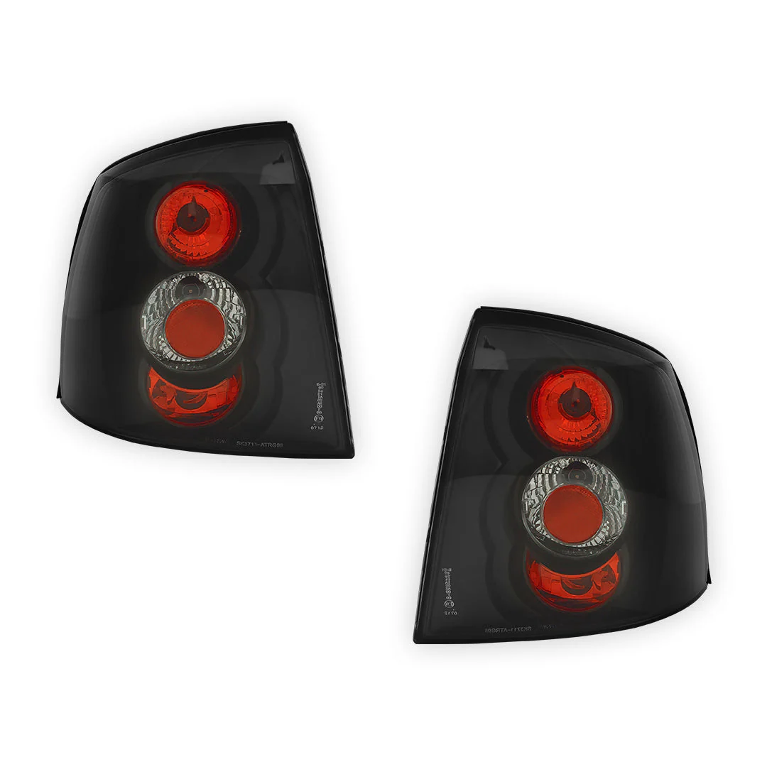 Holden Astra TS/ TF G (1998 - 2004) Black Altezza Halogen Tail Lights LH + RH - Image 6