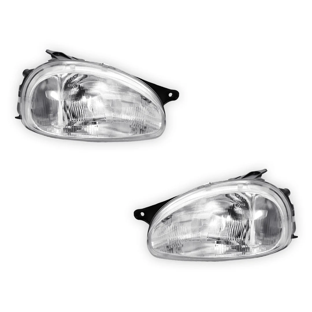 Holden Barina SB Series 1 (1994 - 1997) OEM Style Headlights LH + RH - Image 2