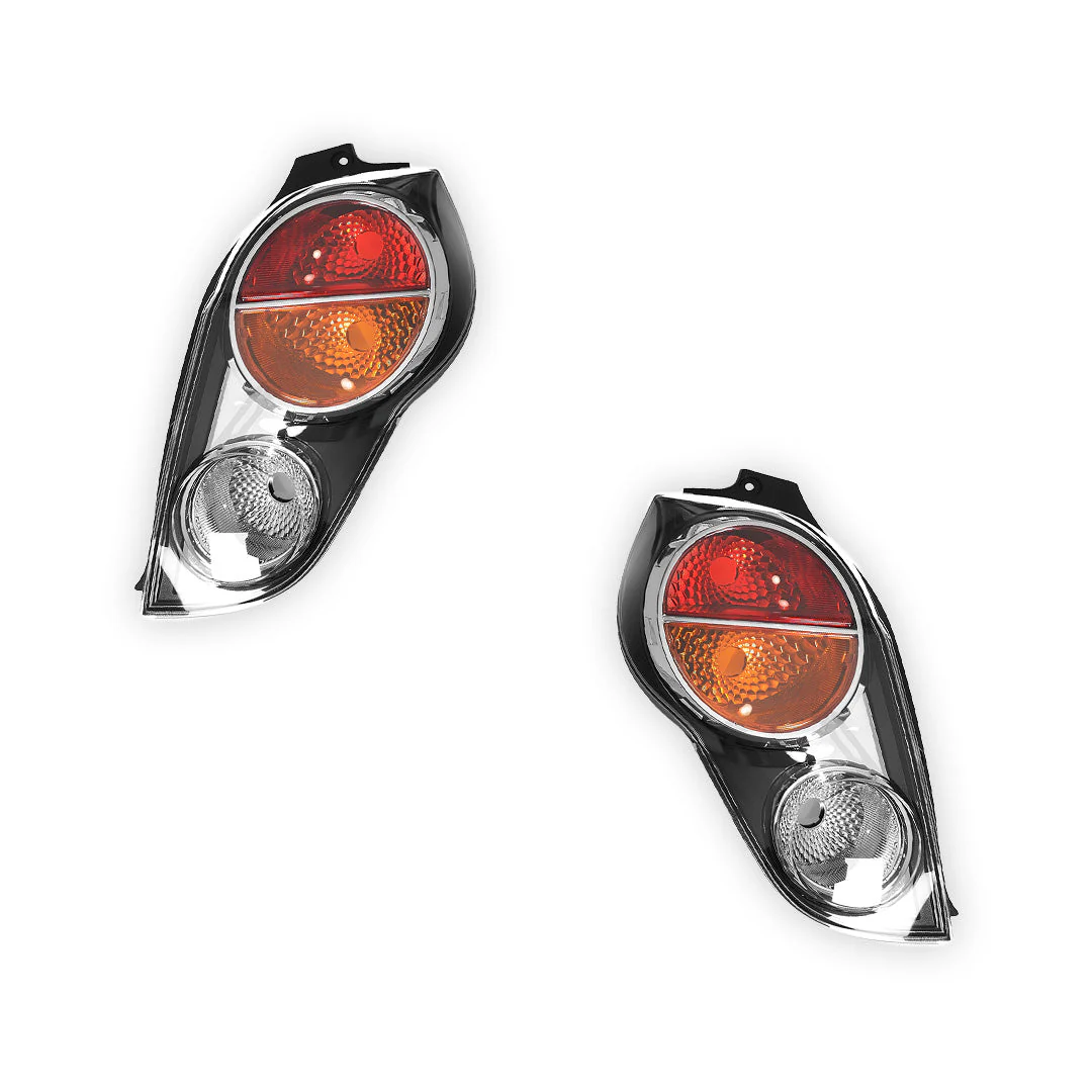 Holden Barina Spark MJ (2010 - 2012) Halogen OEM Style Tail Lights LH + RH - Image 2
