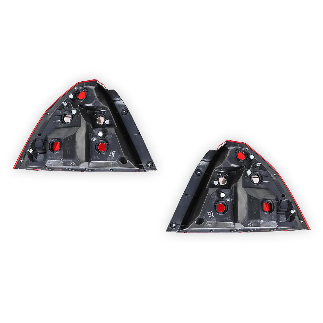 Holden Barina TK (2008 - 2011) Halogen OEM Style Tail Lights LH + RH - Image 3