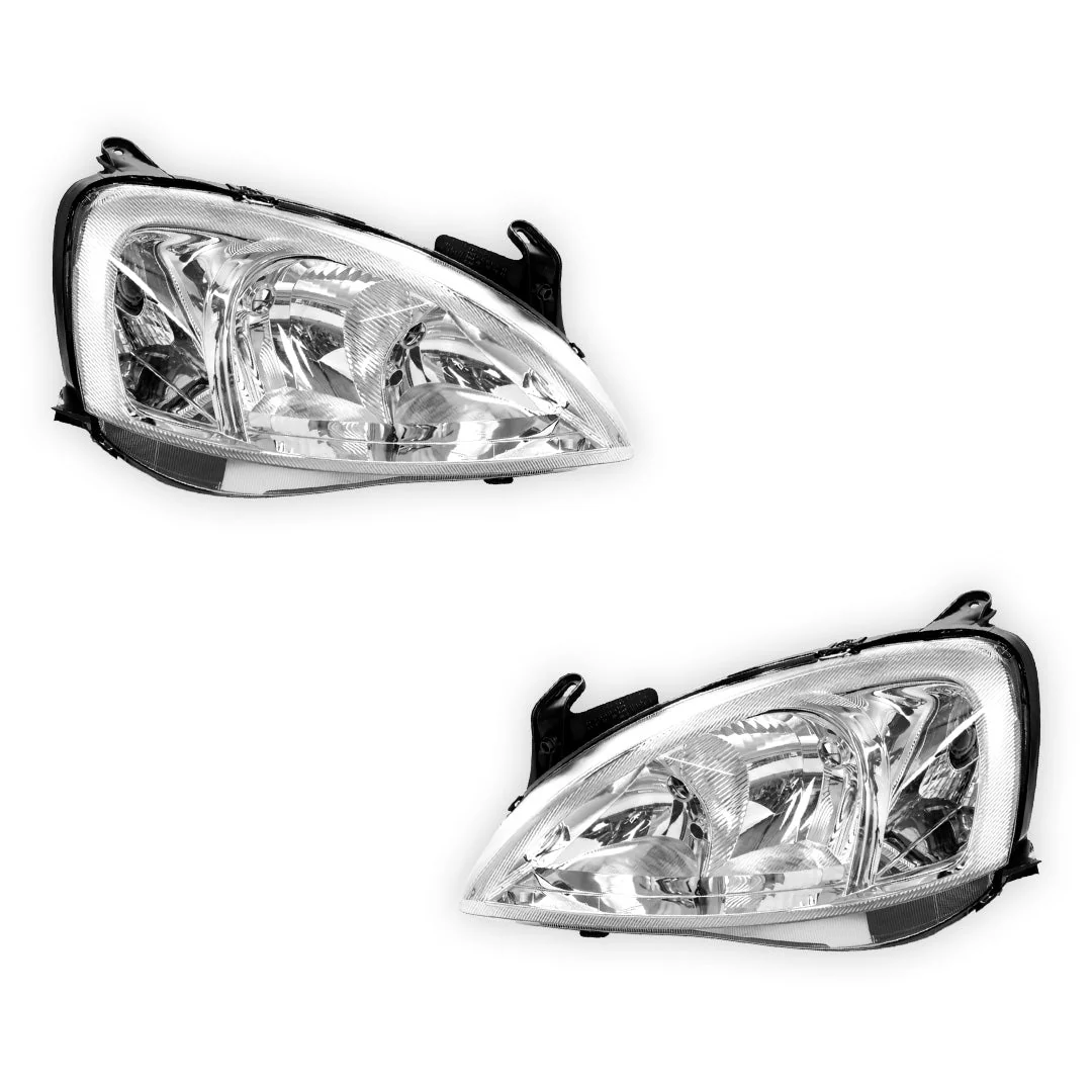 Holden Barina XC (2001 - 2005) OEM Style Headlights LH + RH - Image 2