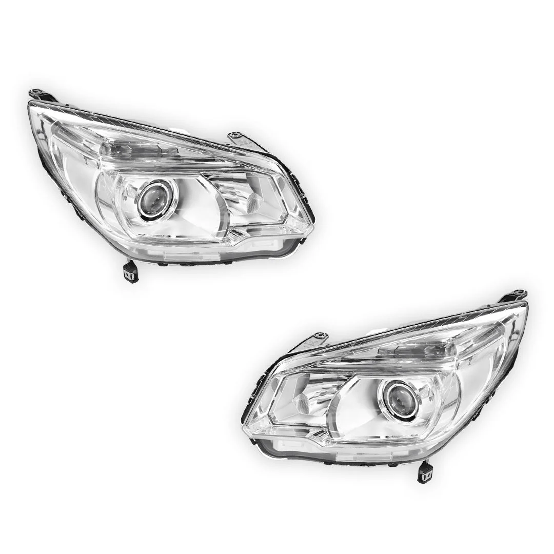 Holden Colorado 7 RG SUV (2012 - 2016) Genuine Full Chrome Projector Headlights LH + RH - Image 2
