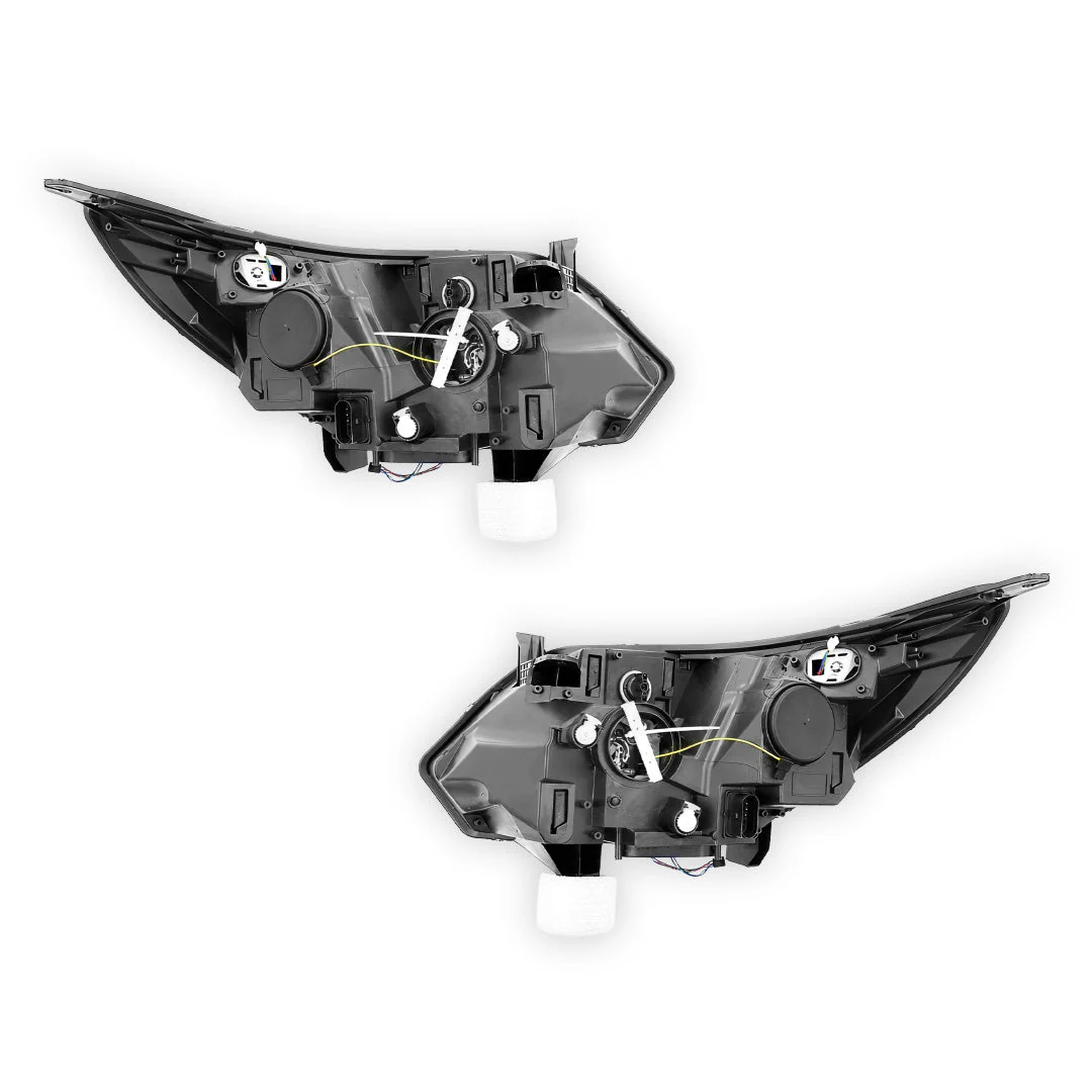 Holden Colorado Ute (2016 - 2020) OEM Style Black LED Headlights LH + RH - Image 3
