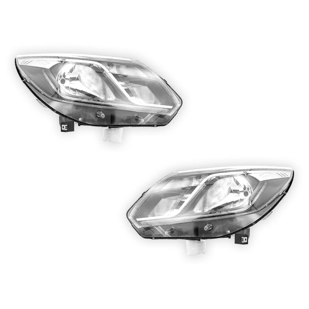 Holden Colorado Ute (2016 - 2020) OEM Style Chrome LED Headlights LH + RH - Image 2