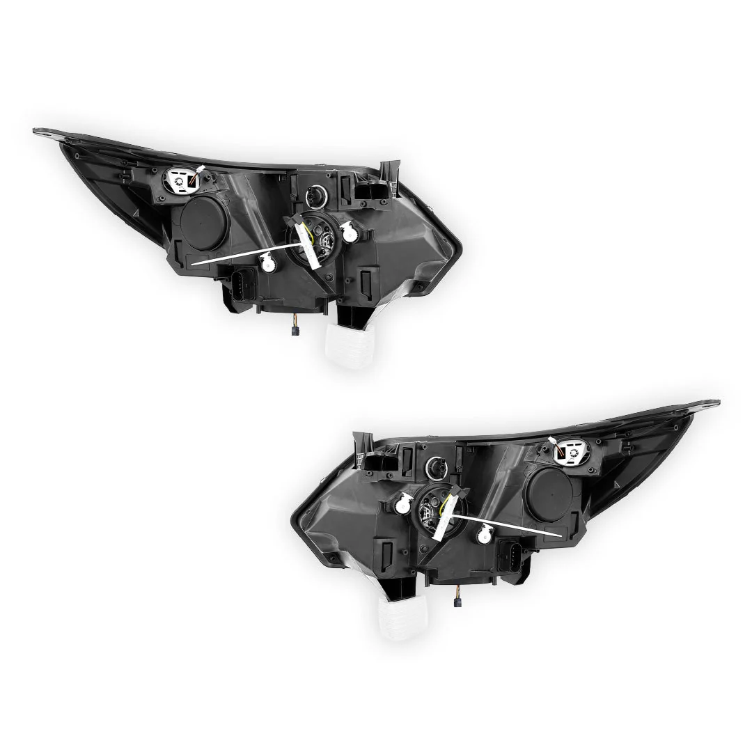 Holden Colorado Ute (2016 - 2020) OEM Style Chrome LED Headlights LH + RH - Image 3
