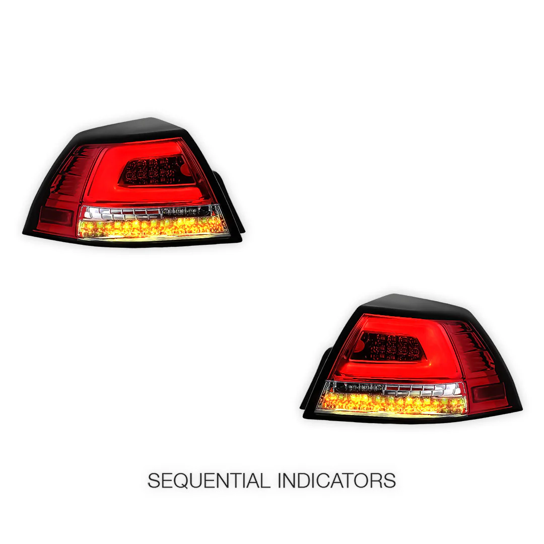 Holden Commodore VE (2006 - 2013) LED 3D Sequential Tail Lights LH + RH - Image 4