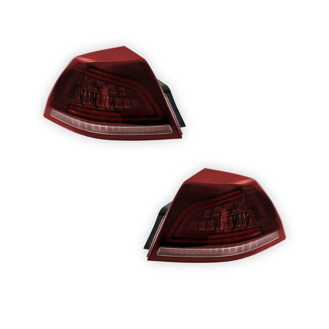 Holden Commodore VE Series 1 & 2 (2006 - 2013) Sequential Red Clear LED Tail Lights LH + RH - Image 6