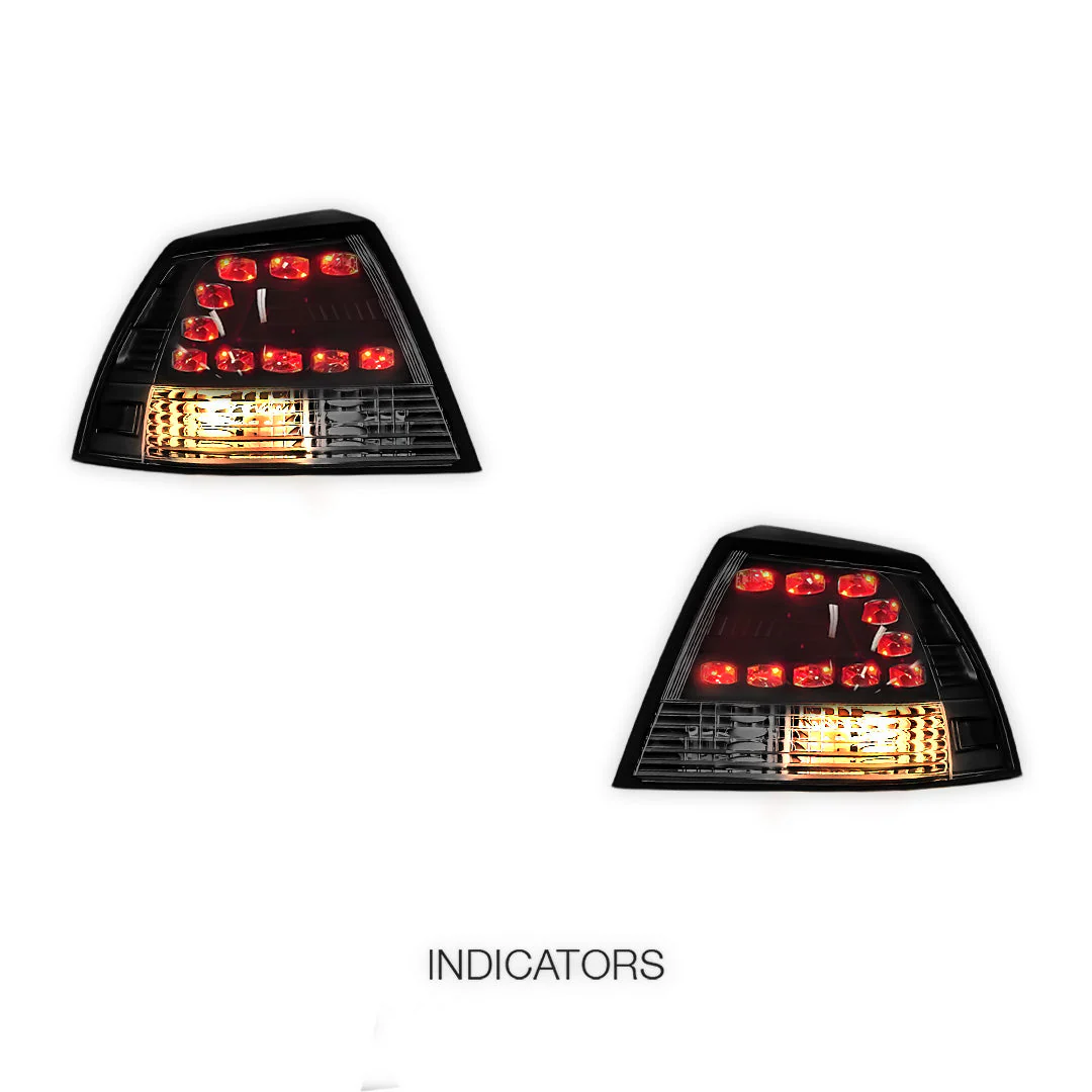 Holden Commodore VE Series 1 & 2 Sedan (2006 - 2013) Black LED Tail Lights LH + RH - Image 3