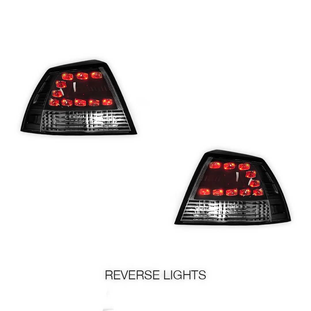 Holden Commodore VE Series 1 & 2 Sedan (2006 - 2013) Black LED Tail Lights LH + RH - Image 5
