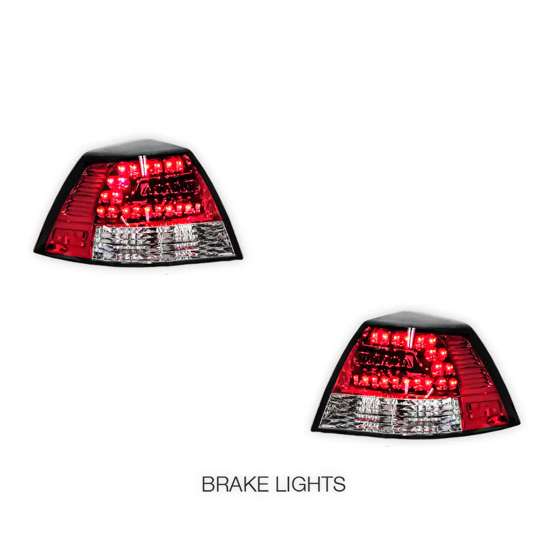 Holden Commodore VE Series 1 & 2 Sedan (2006 - 2013) Clear LED Tail Lights LH + RH - Image 2