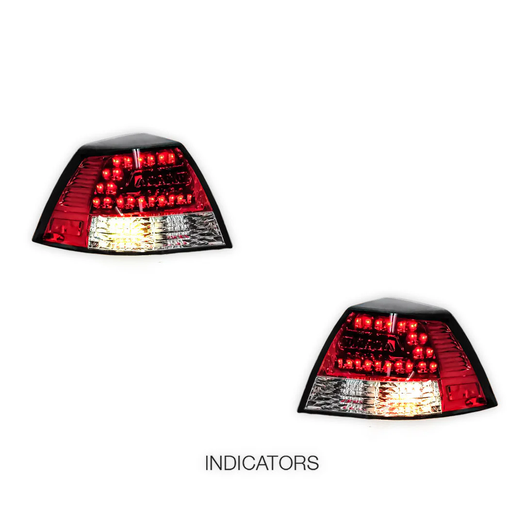 Holden Commodore VE Series 1 & 2 Sedan (2006 - 2013) Clear LED Tail Lights LH + RH - Image 3