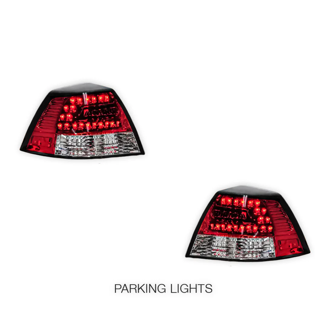 Holden Commodore VE Series 1 & 2 Sedan (2006 - 2013) Clear LED Tail Lights LH + RH - Image 4