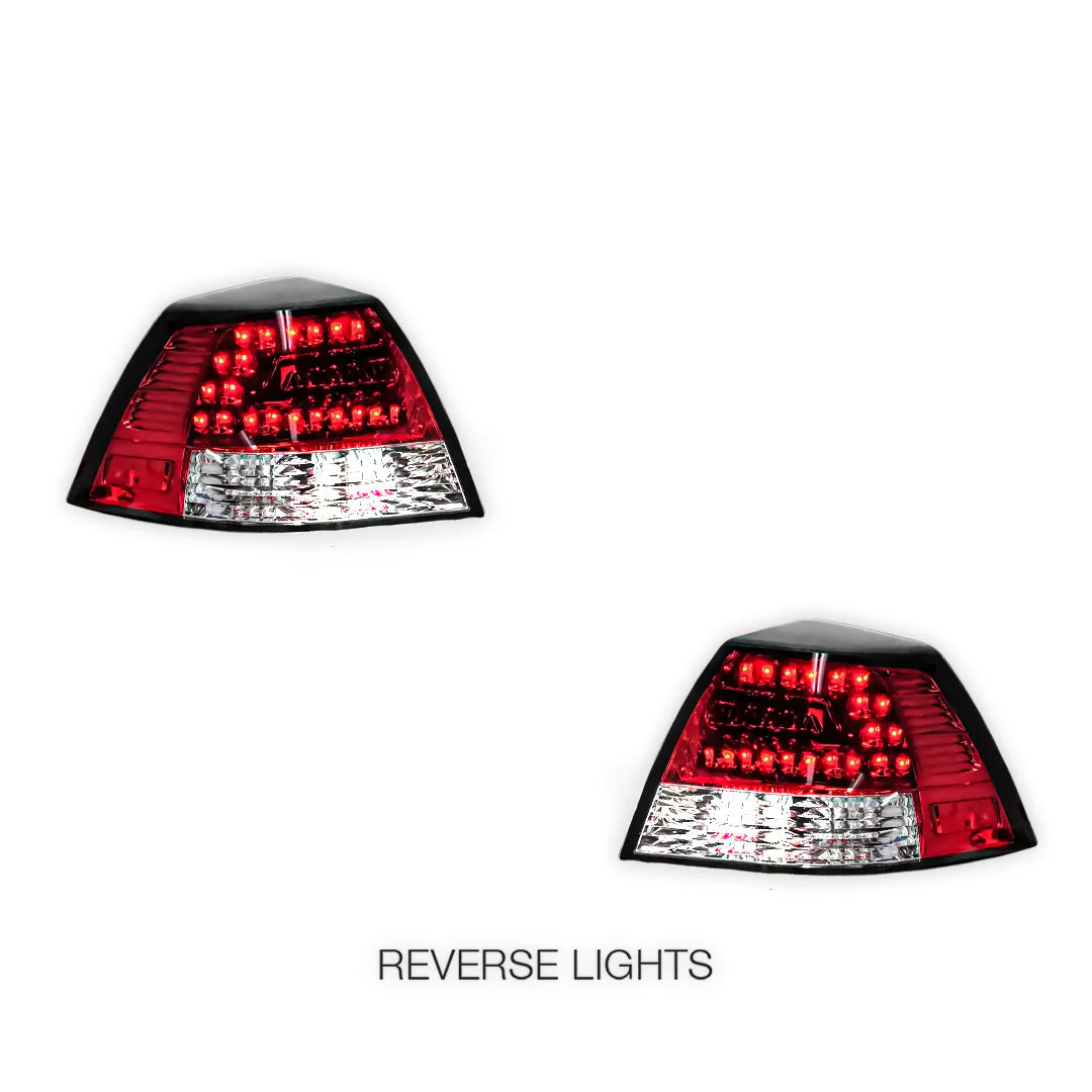 Holden Commodore VE Series 1 & 2 Sedan (2006 - 2013) Clear LED Tail Lights LH + RH - Image 5