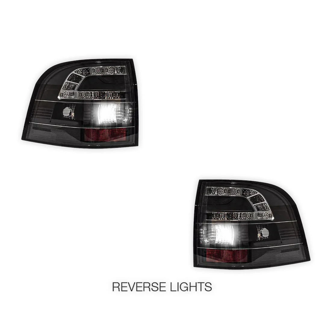 Holden Commodore VE UTE Series 1 & 2 (2007 - 2013) Black LED Tail Lights LH + RH - Image 5
