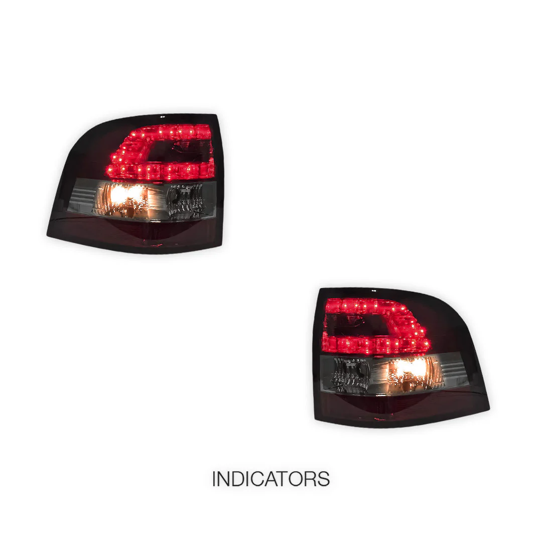 Holden Commodore VE UTE Series 1 & 2 (2007 - 2013) Smoked Red LED Tail Lights LH + RH - Image 3