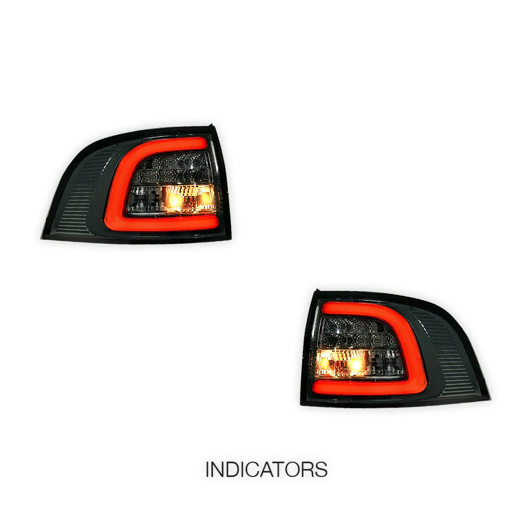 Holden Commodore VE / VF Wagon (2006 - 2015) Smoked Tail Lights LH + RH - Image 3