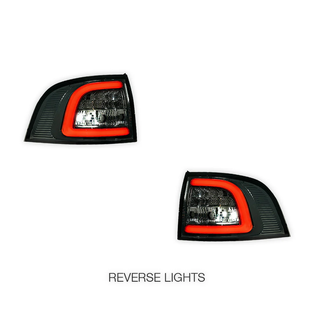 Holden Commodore VE / VF Wagon (2006 - 2015) Smoked Tail Lights LH + RH - Image 4