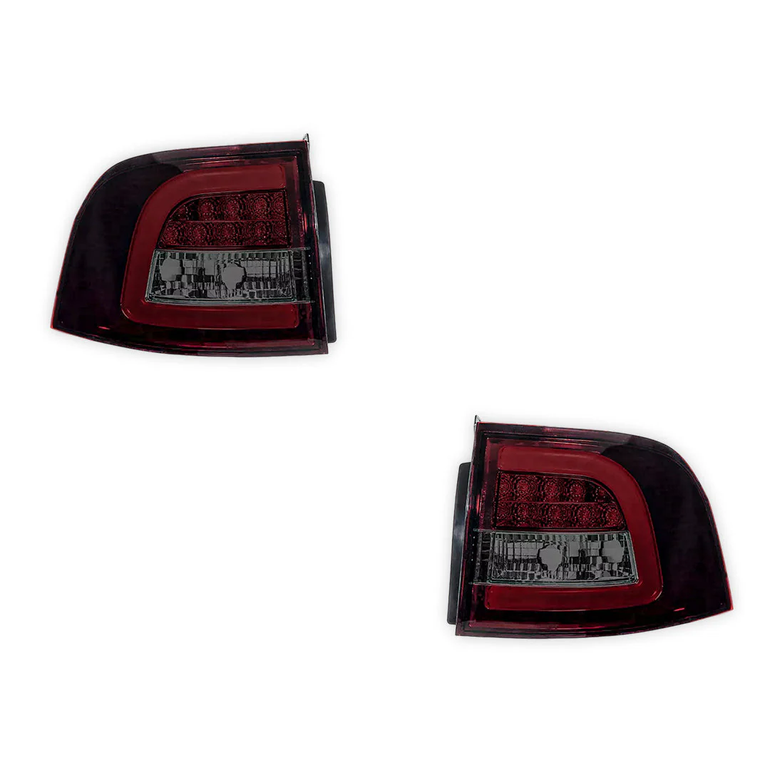 Holden Commodore VE / VF Series 1 Wagon (2006 - 2015) Smoked Red LED Tail Lights LH + RH - Image 6