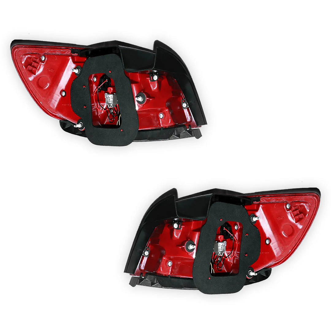 Holden Commodore VF (2013 - 2017) Black and Tinted Halogen OEM Style Tail Lights LH + RH - Image 3