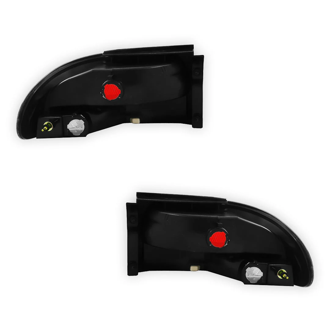 Holden Commodore VR / VS (1994 - 1997) Amber and Red Halogen OEM Style Tail Lights LH + RH - Image 3