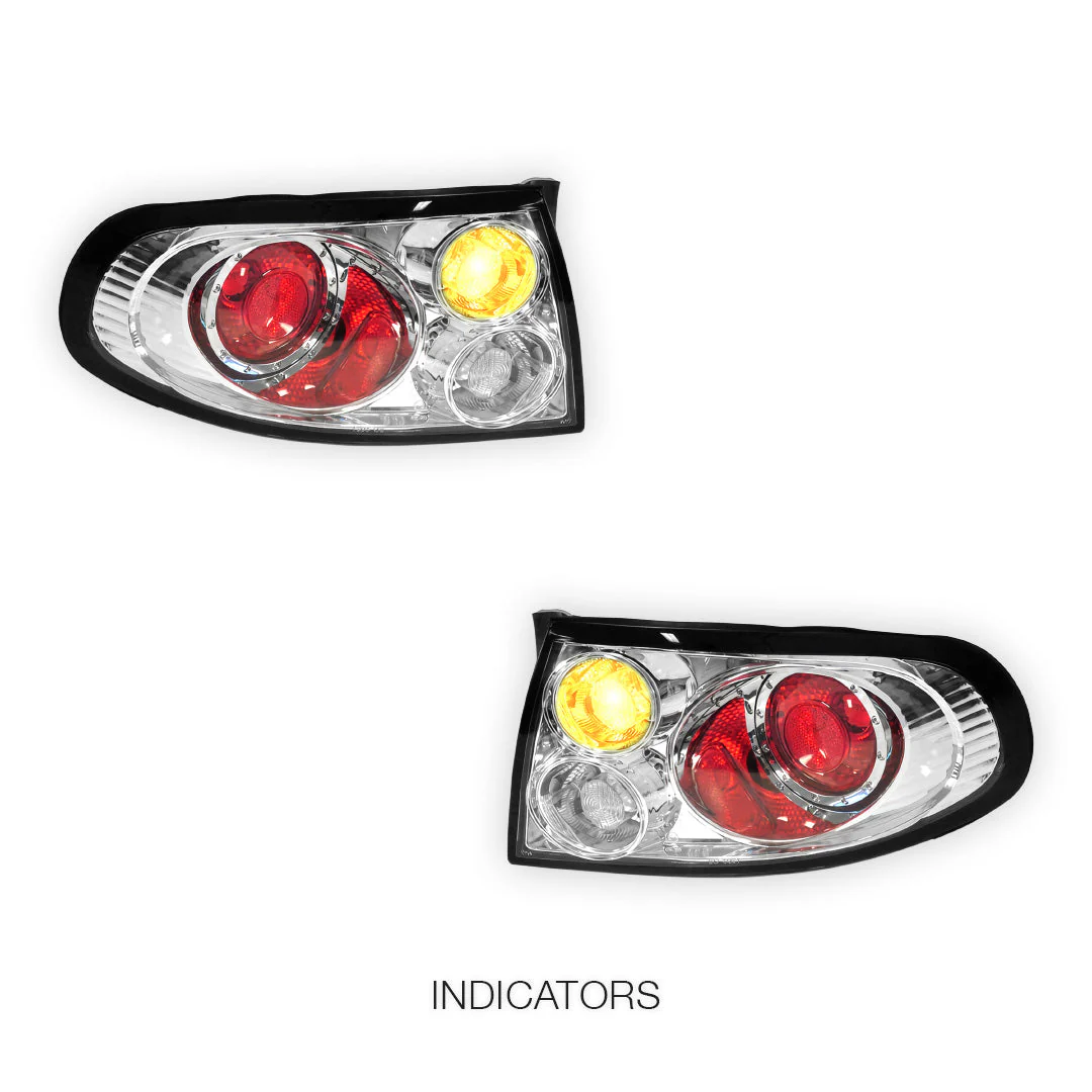 Holden Commodore VT / VX (1997 - 2002) Altezza Halogen Tail Lights LH + RH - Image 2