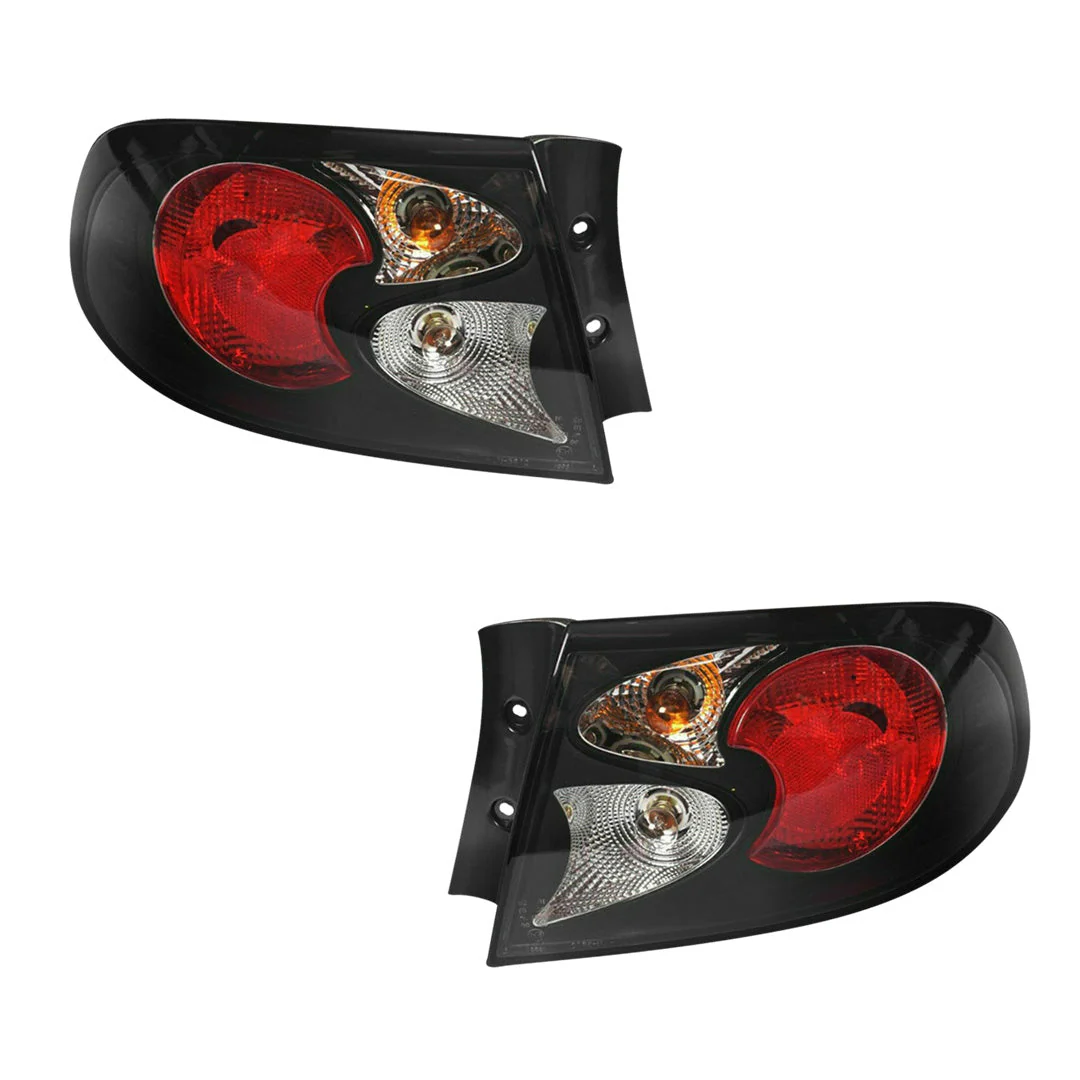 Holden Commodore VT / VX / VY / VZ (1997 - 2007) Black Altezza Halogen OEM Style Tail Lights LH + RH - Image 2