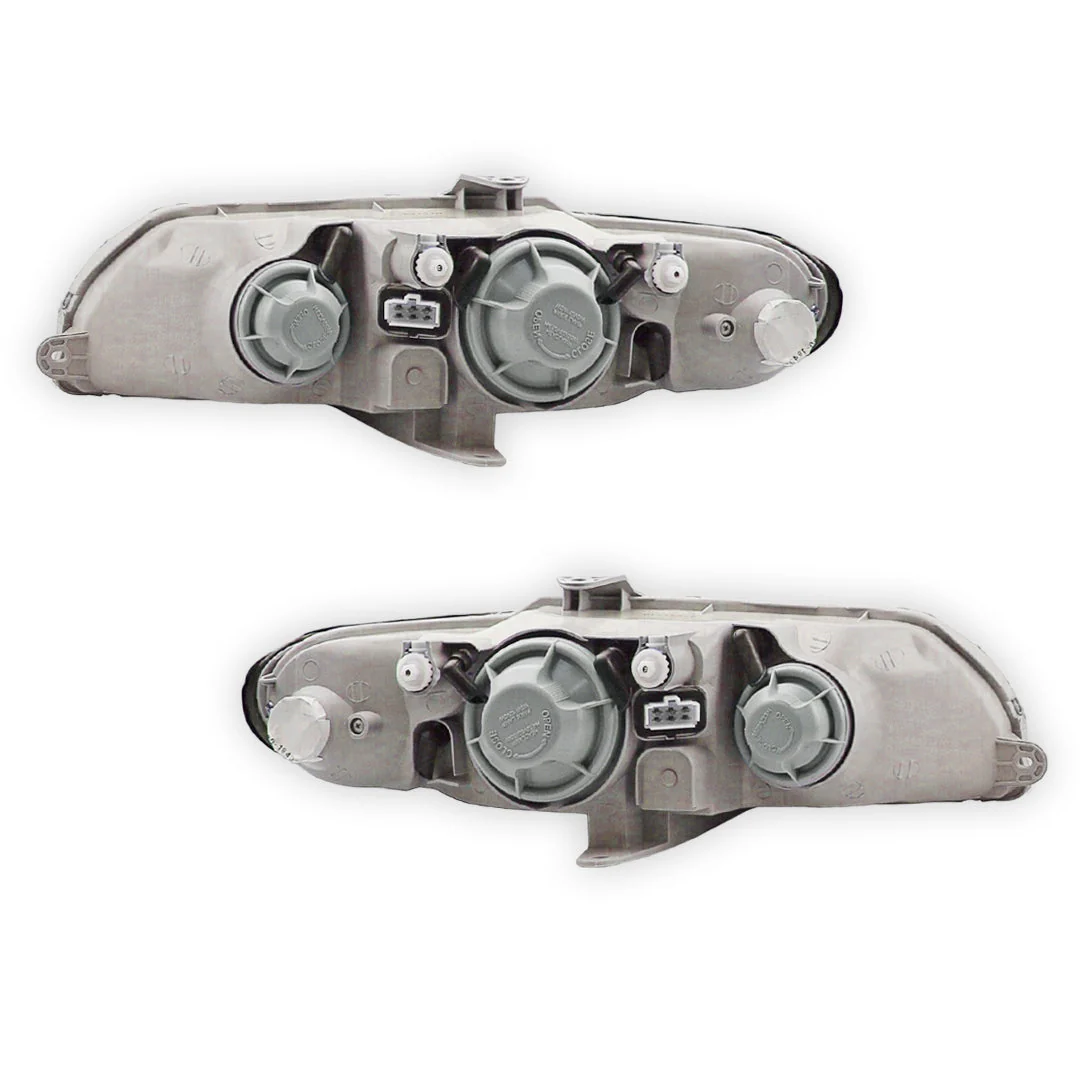 Holden Commodore VX VU (2000 - 2002) Black OEM Style Headlights LH + RH - Image 3