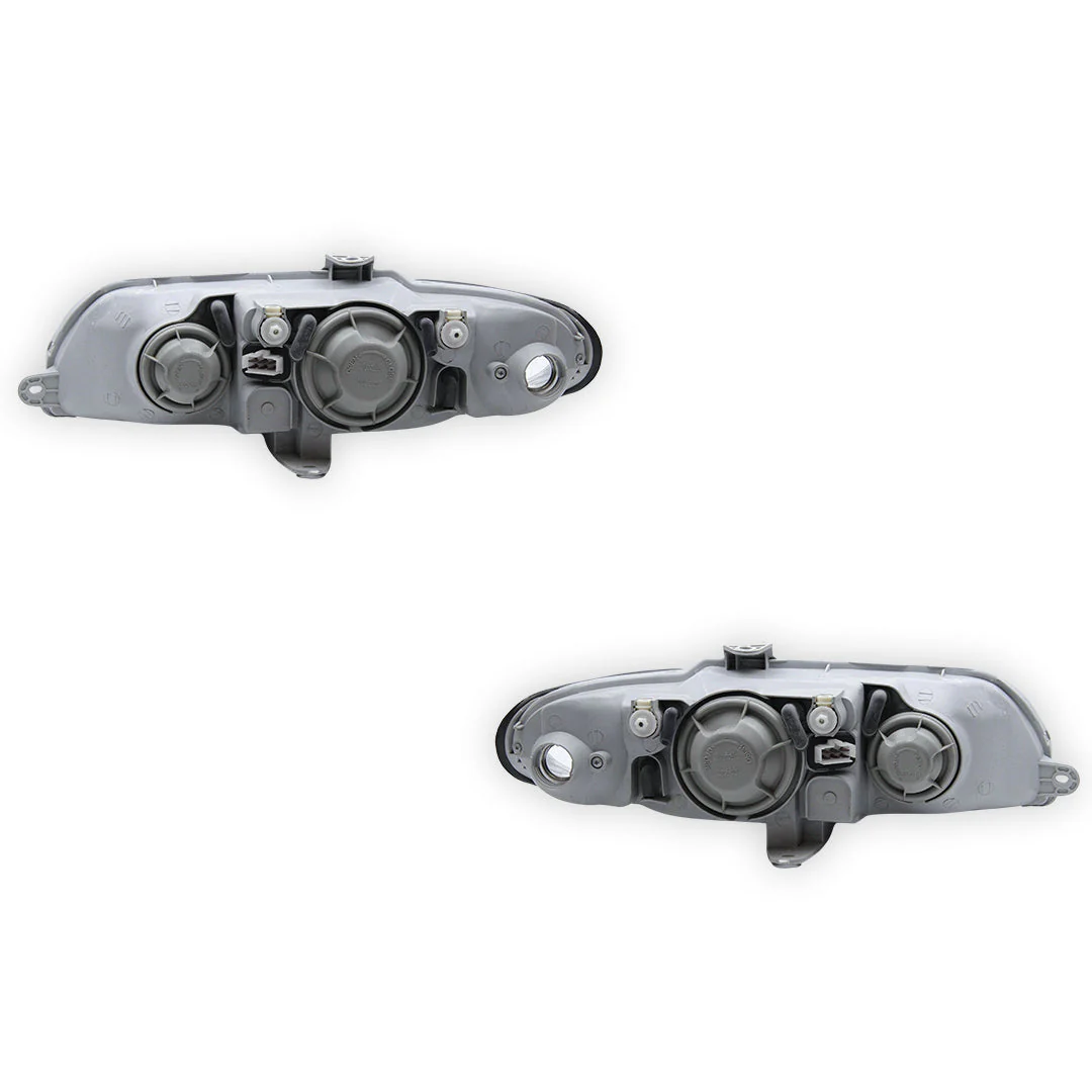 Holden Commodore VX VU (2000 - 2002) Chrome OEM Style Headlights LH + RH - Image 3