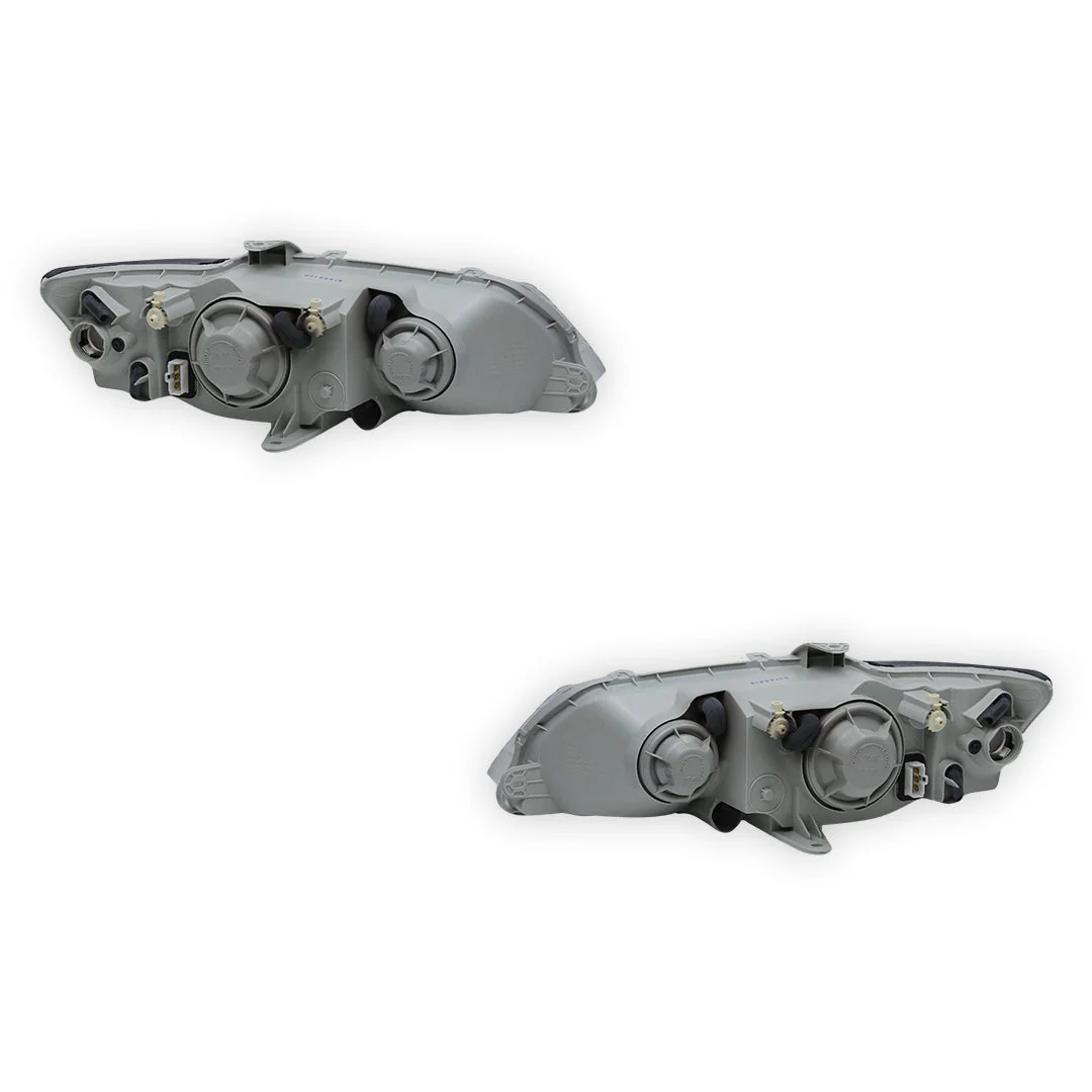 Holden Commodore VY (2002 - 2003) Chrome OEM Style Headlights LH + RH - Image 3