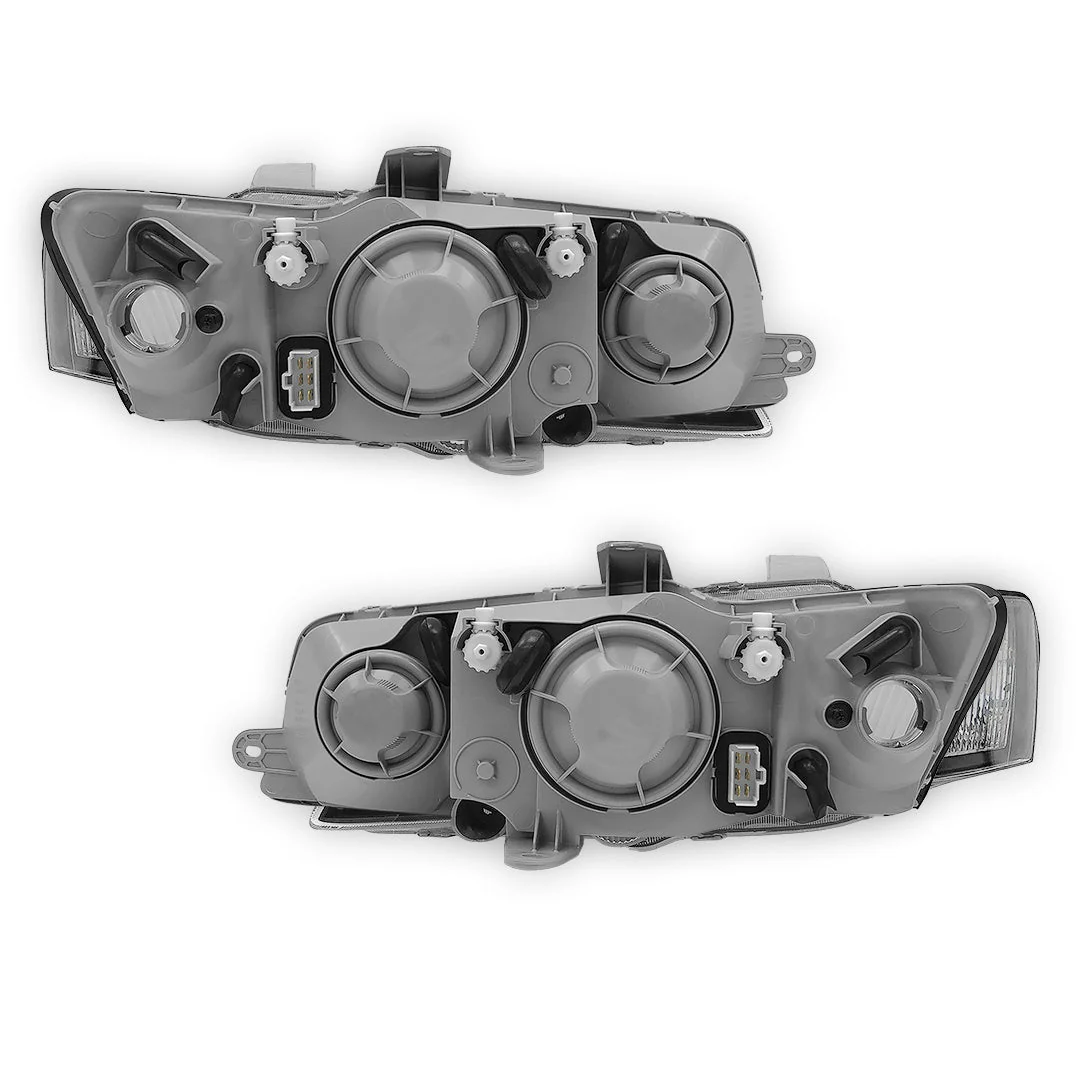 Holden Commodore VY (2002 - 2004) Black Headlights LH + RH - Image 3