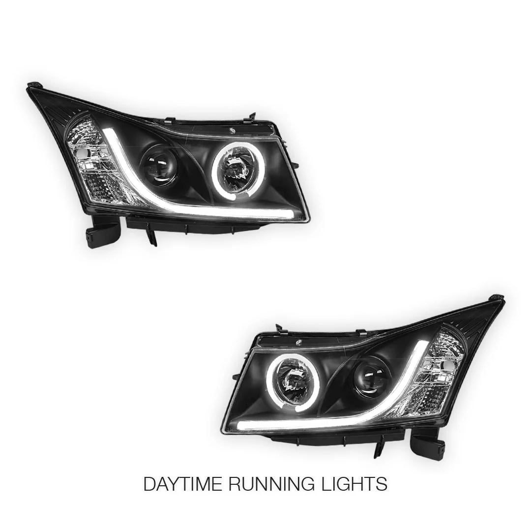Holden Cruze JG (2009 - 2011) 3D DRL Projector Headlights LH + RH - Image 2