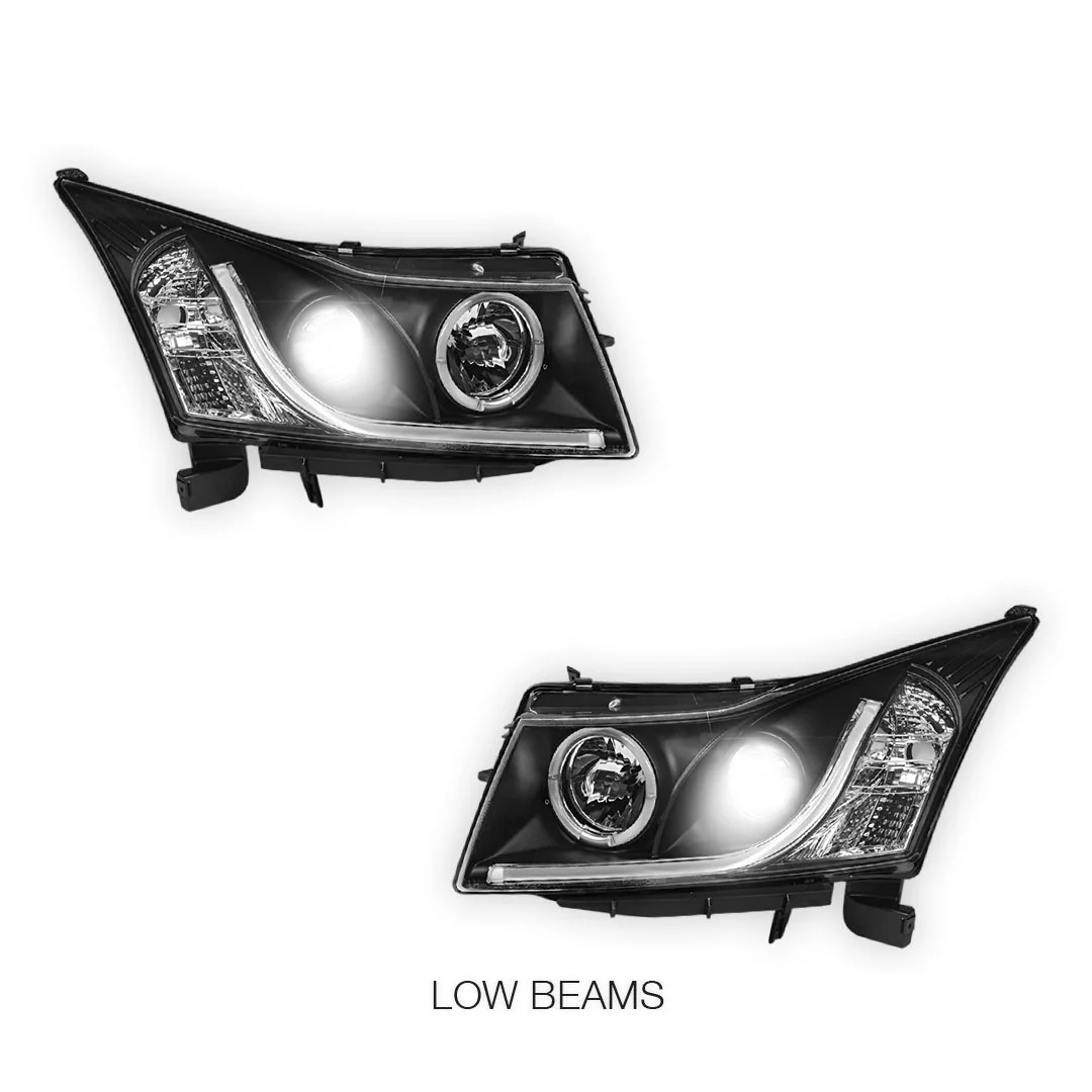 Holden Cruze JG (2009 - 2011) 3D DRL Projector Headlights LH + RH - Image 4