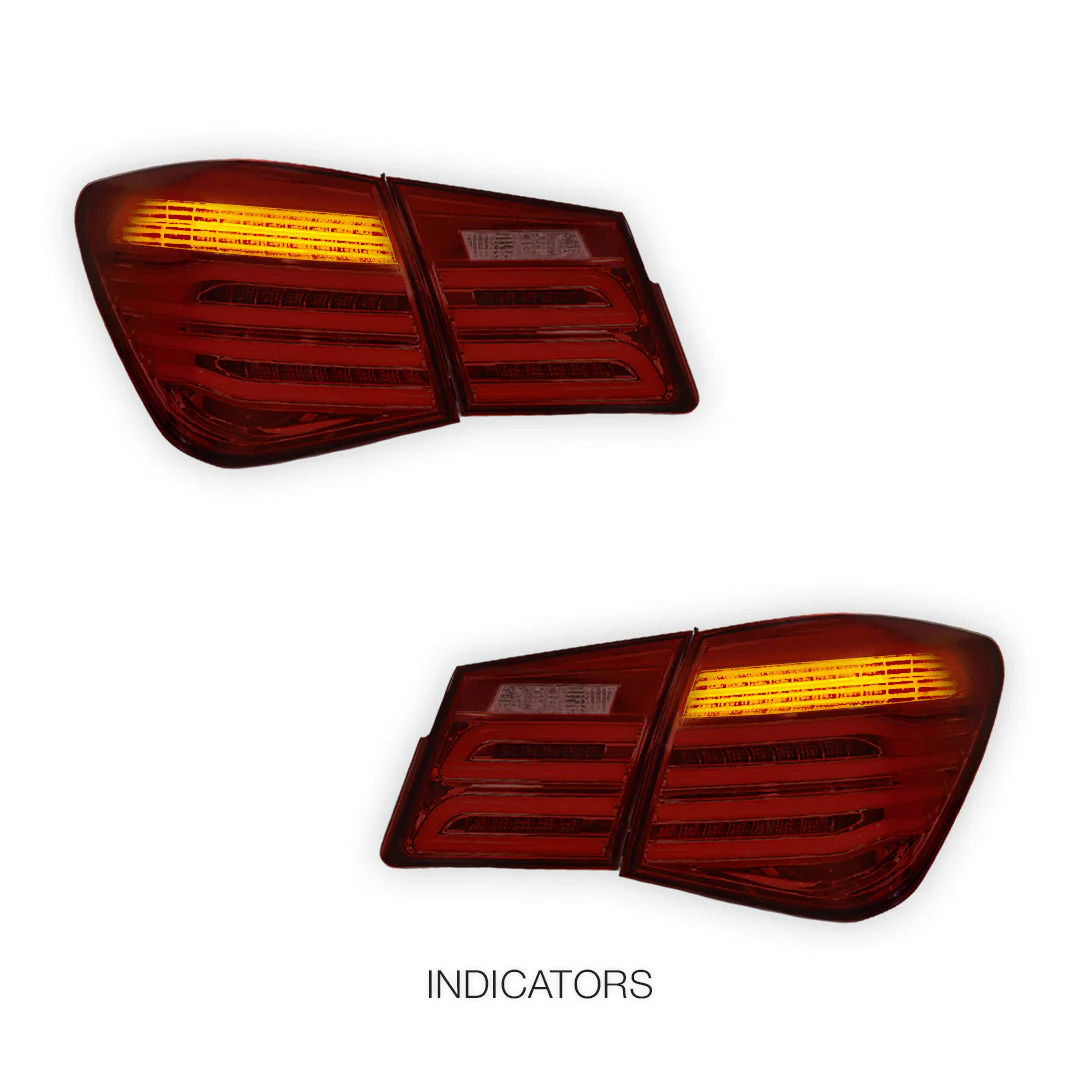 Holden Cruze JG / JH (2009 - 2016) 3D LED Stripe Bar Tail Lights LH + RH - Image 10