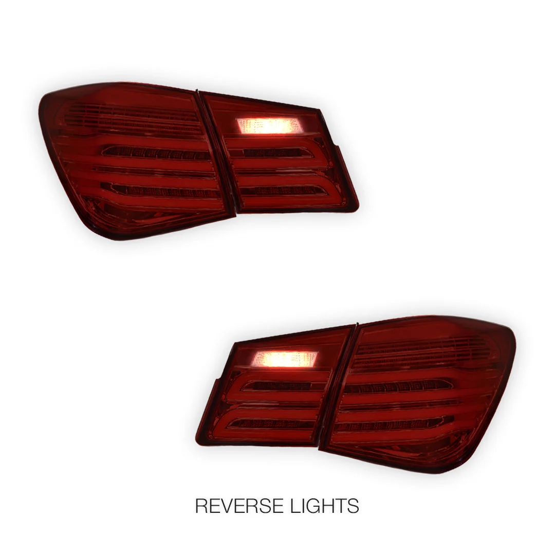 Holden Cruze JG / JH (2009 - 2016) 3D LED Stripe Bar Tail Lights LH + RH - Image 11