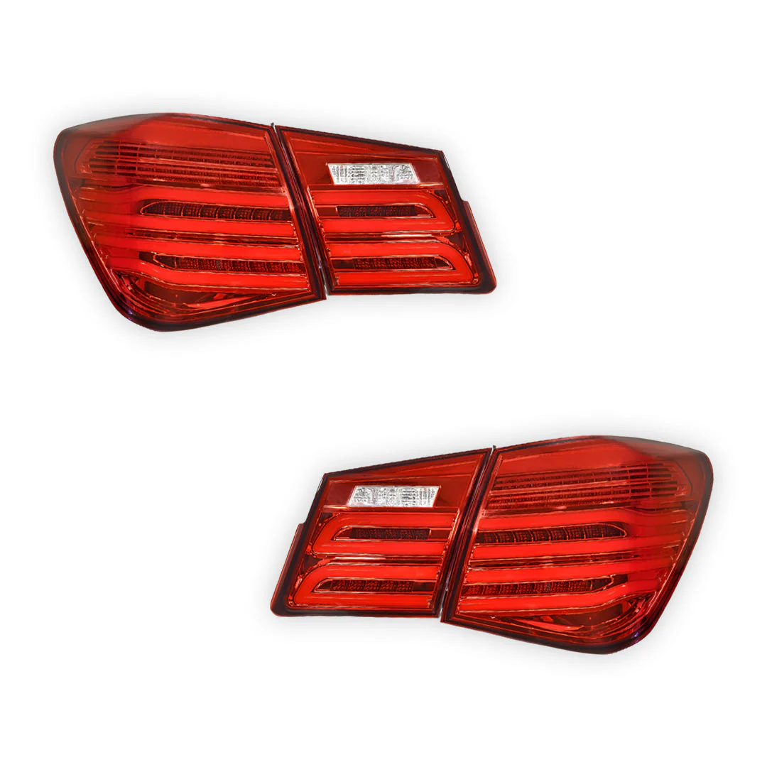 Holden Cruze JG / JH (2009 - 2016) 3D LED Stripe Bar Tail Lights LH + RH - Image 6