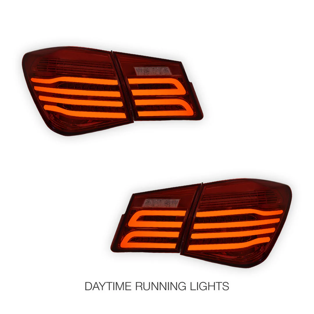 Holden Cruze JG / JH (2009 - 2016) 3D LED Stripe Bar Tail Lights LH + RH - Image 8