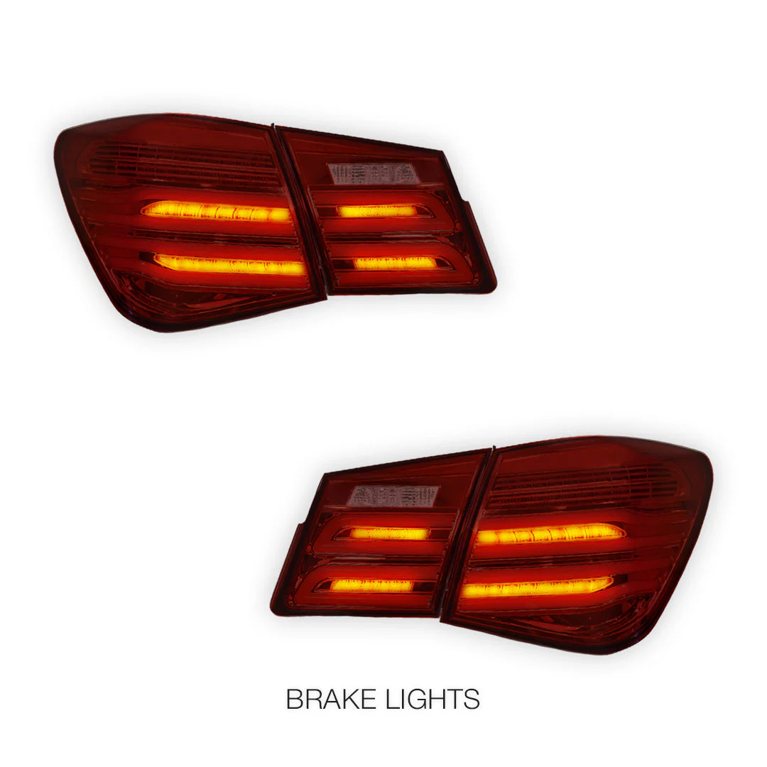 Holden Cruze JG / JH (2009 - 2016) 3D LED Stripe Bar Tail Lights LH + RH - Image 9