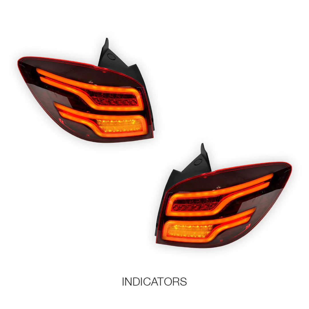 Holden Cruze JG / JH (2011 - 2016) Red Full 3D LED Stripe Tail Lights LH + RH - Image 3