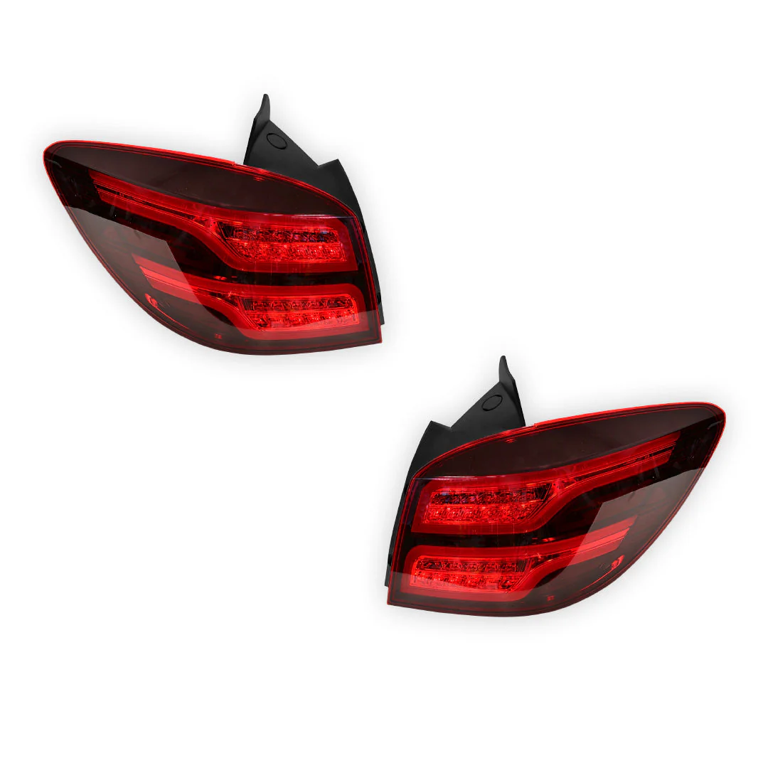 Holden Cruze JG / JH (2011 - 2016) Red Full 3D LED Stripe Tail Lights LH + RH - Image 5