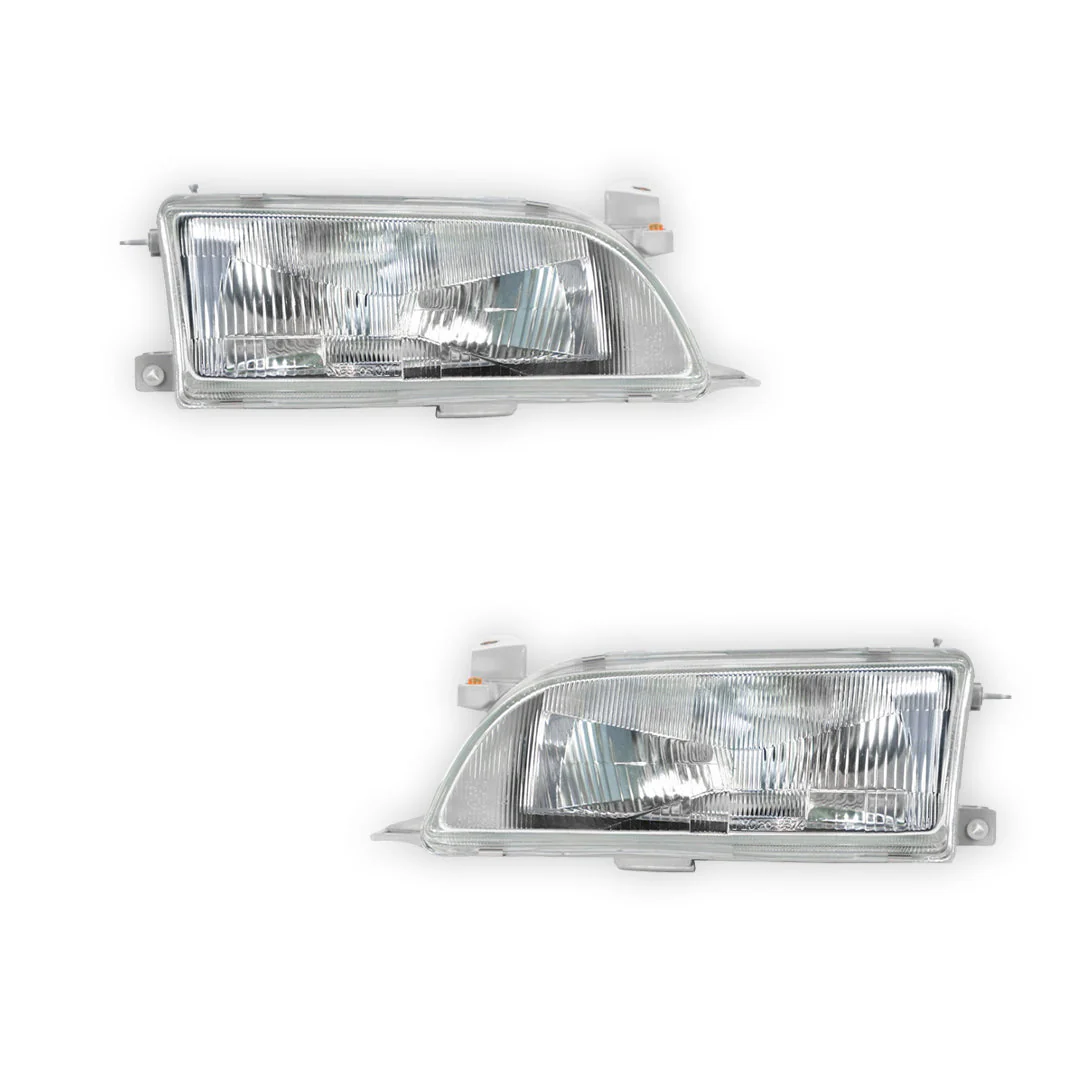 Holden Nova LG (1994 - 1996) OEM Style Headlights LH + RH - Image 2