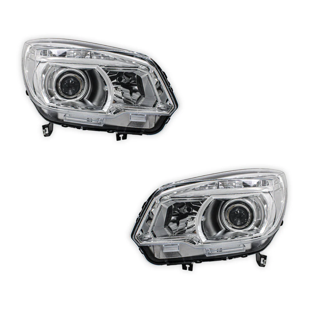 Holden RG Colorado (2012 - 2016) Projector / Non-Projector Head Lights LH + RH - Image 2