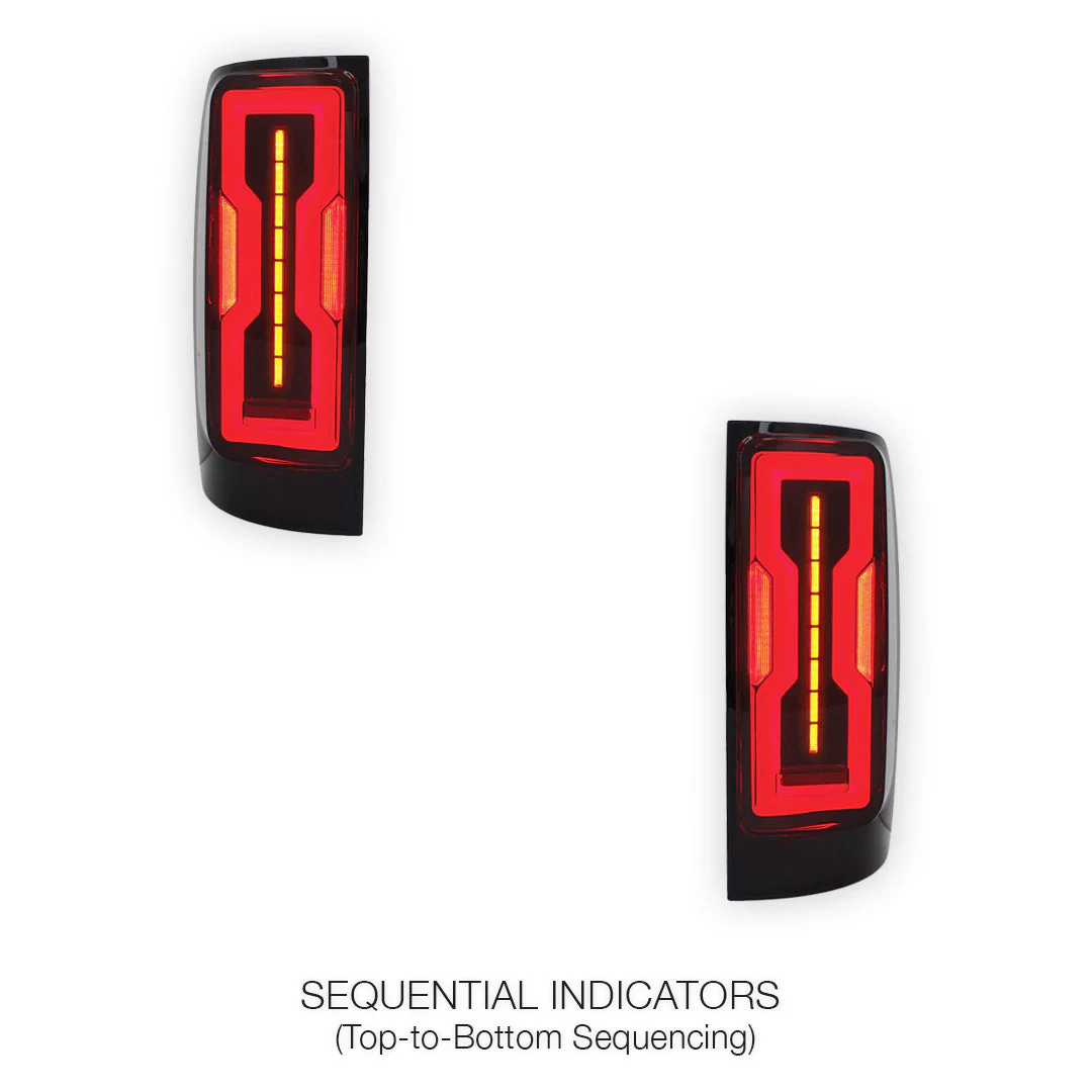 Holden RG Colorado (2012 - 2021) Sequential Smoked Tail Lights LH + RH - Image 3