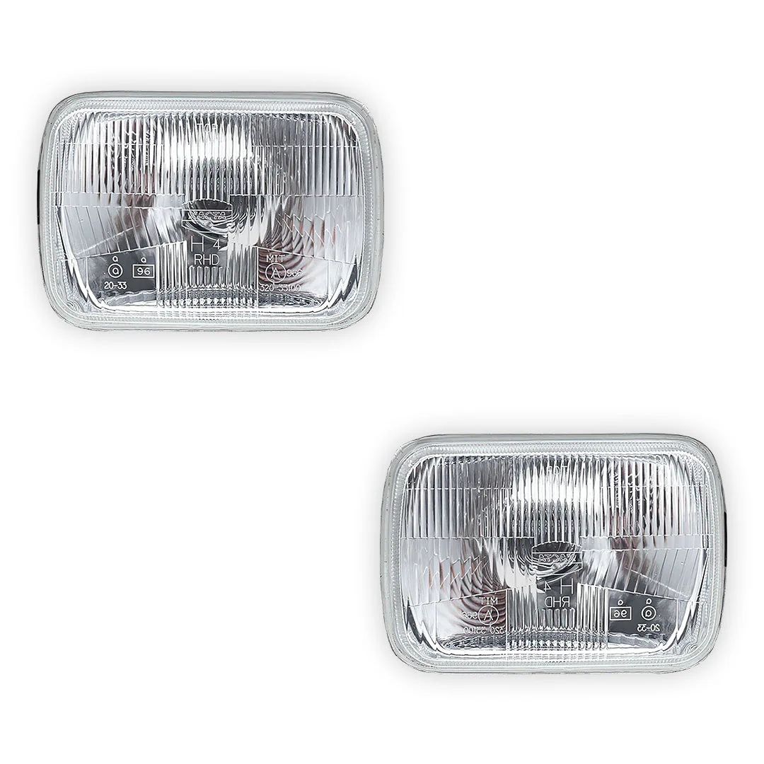 Holden Rodeo TF (1988 - 2003) Glass OEM Style Headlights LH + RH - Image 2