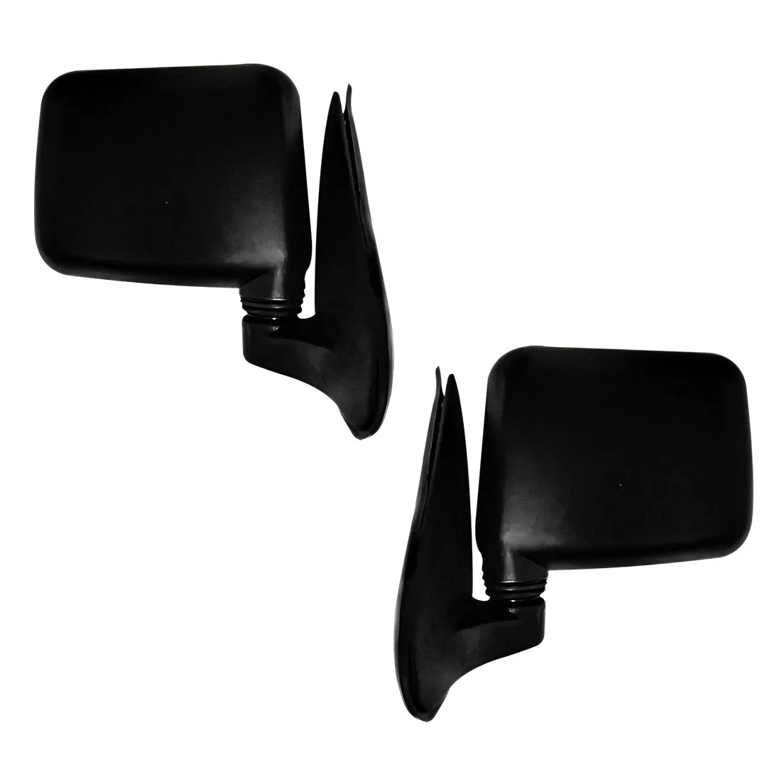 Holden Rodeo TF (1998 - 2003) Manual Door Mirrors (Black) - Image 3