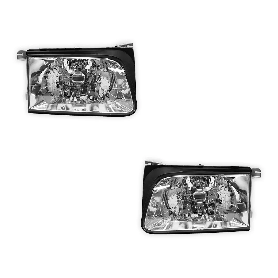 Holden Rodeo TF (1998 - 2003) Crystal Clear OEM Style Headlights LH + RH - Image 2