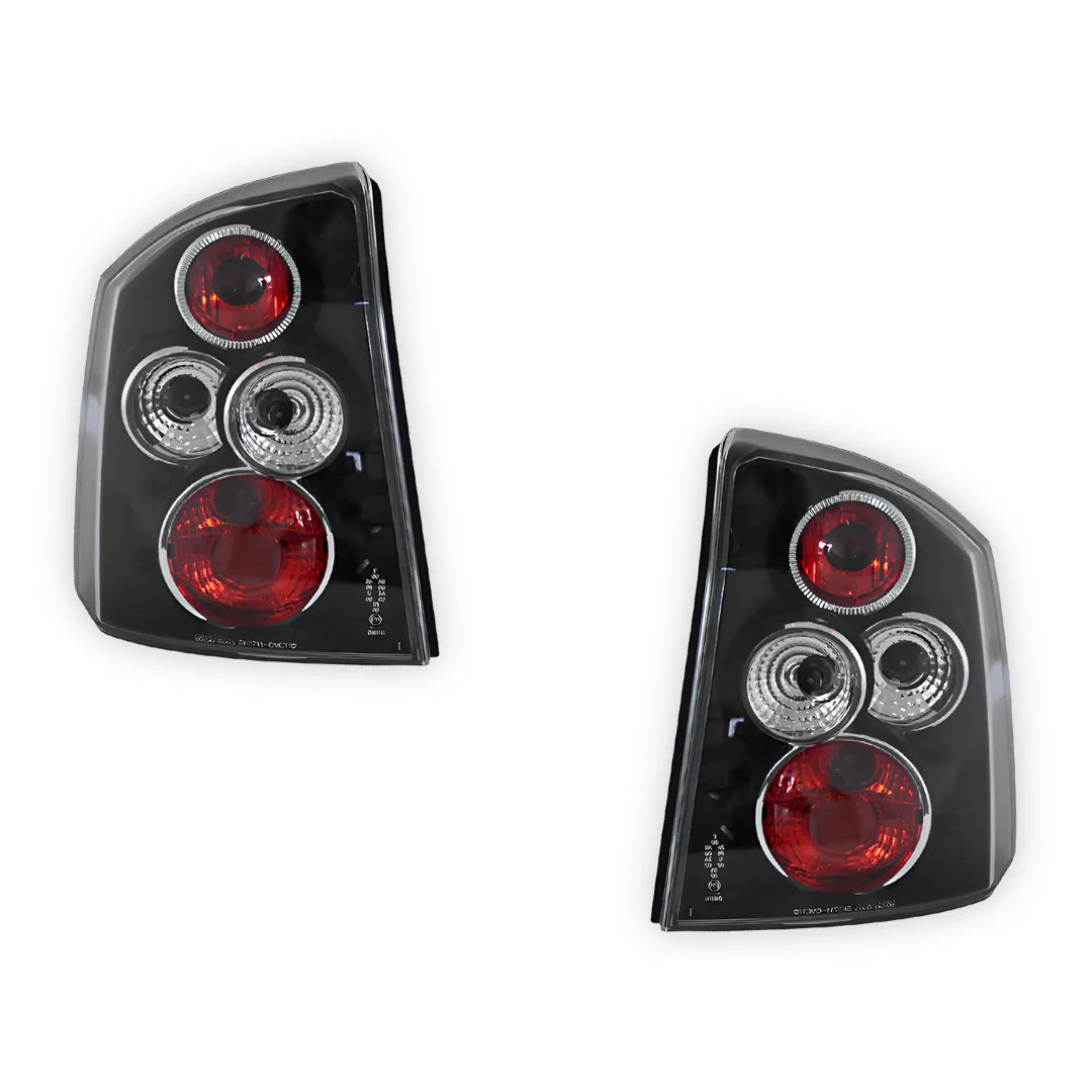 Holden Vectra ZC (2002 - 2005) Black Altezza Halogen Tail Lights LH + RH - Image 6